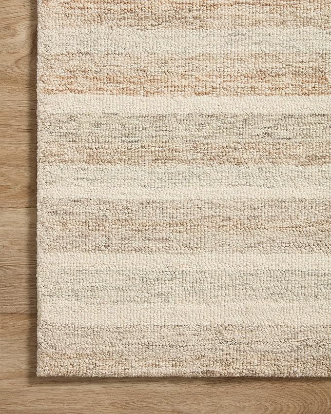 Loloi Chris Loves Julia Chris Collection CHR-03 Ivory/Clay 3'-6'' x 5'-6'', .50" Pile Height, Accent Rug