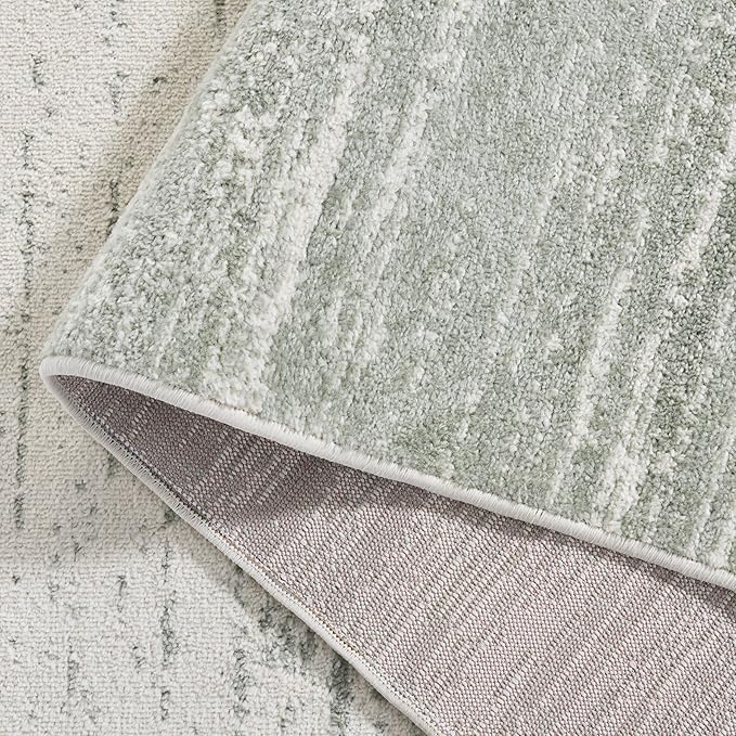 SAFAVIEH Area Rug 4x6 - Adirondack Collection - Sage & Ivory, Modern Ombre Design, Non Shedding & Easy to Clean, Ideal for Living Room, Bedroom, Office, Dining Space (ADR113X)