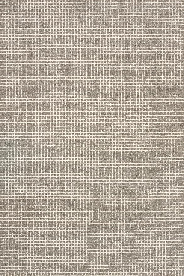 Rugs USA Melrose Grey, 6' x 9', Handmade, Wool & Cotton, Soft and Cozy, High Traffic, Stain Resistant, Easy Clean, Durable Area Rug for Bedroom, Living Room, Dining Space, Den, Entryway