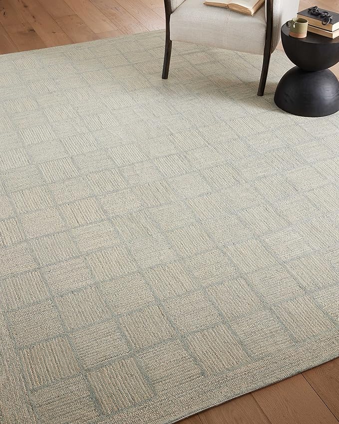 Loloi Chris Loves Julia Francis Collection FRA-03 Silver/Sky 2'-6" x 9'-9" Runner Rug