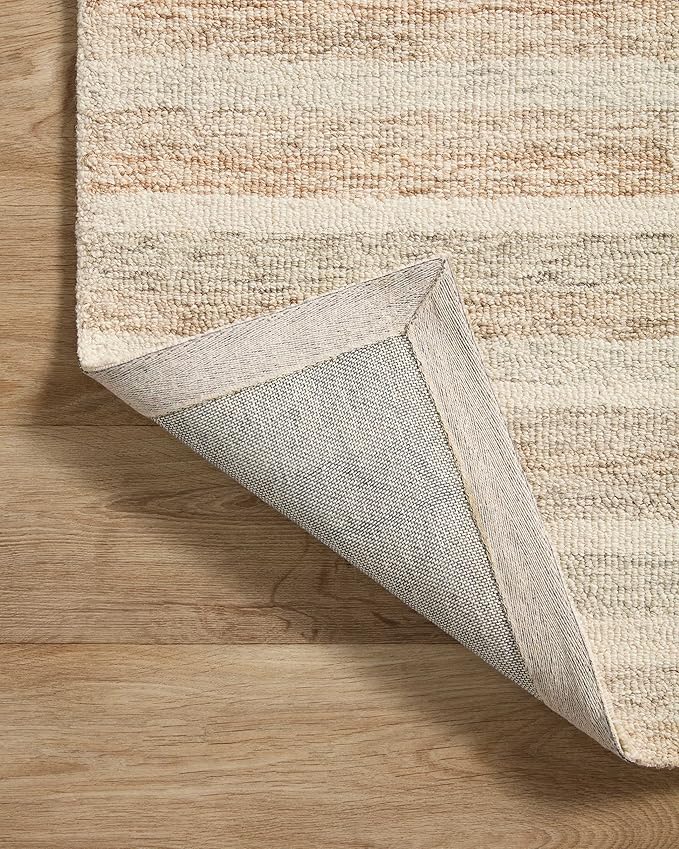 Loloi Chris Loves Julia Chris Collection CHR-03 Ivory/Clay 3'-6'' x 5'-6'', .50" Pile Height, Accent Rug