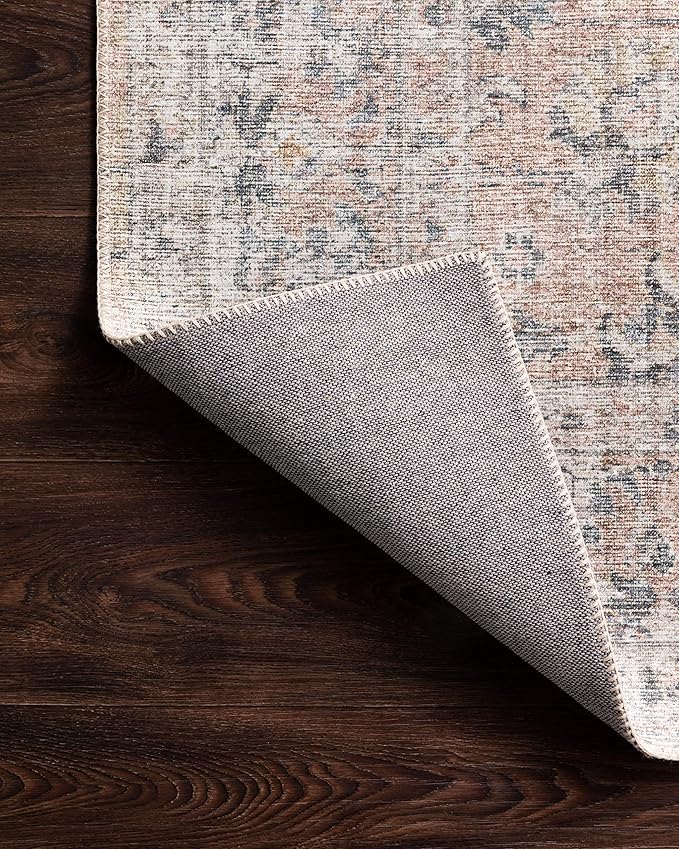 Loloi II Skye Collection SKY-01 Blush/Grey 2'-3" x 3'-9" Accent Rug