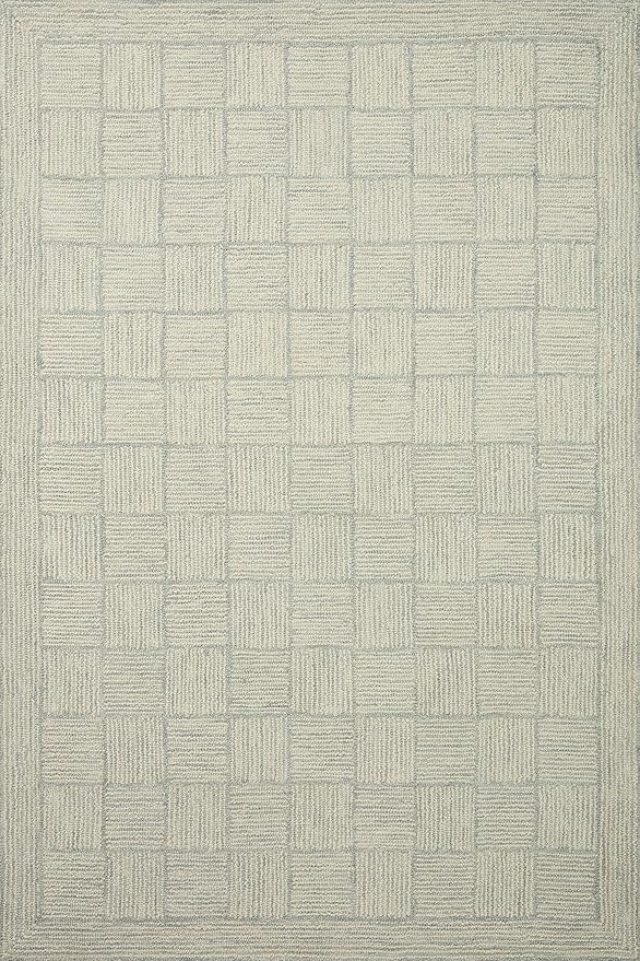 Loloi Chris Loves Julia Francis Collection FRA-03 Silver/Sky 9'-3" x 13' Area Rug