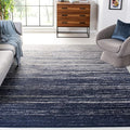 SAFAVIEH Area Rug 10x14 - Adirondack Collection - Large - Navy & Grey, Modern Ombre Design, Non Shedding & Easy to Clean, Ideal for Living Room, Bedroom, Office, Dining Space (ADR113E)