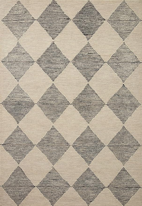 Loloi Chris Loves Julia Francis Collection FRA-01 Beige/Charcoal 2'-3" x 3'-9" Accent Rug