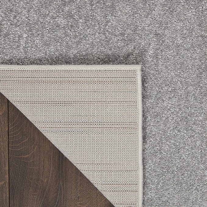 Nourison Home Nourison Essentials Silver Grey 8' x 10' Area Rug - Easy Clean, Non Shedding, Bed Room, Living Room, Dining Room, Kitchen (8' x 10')