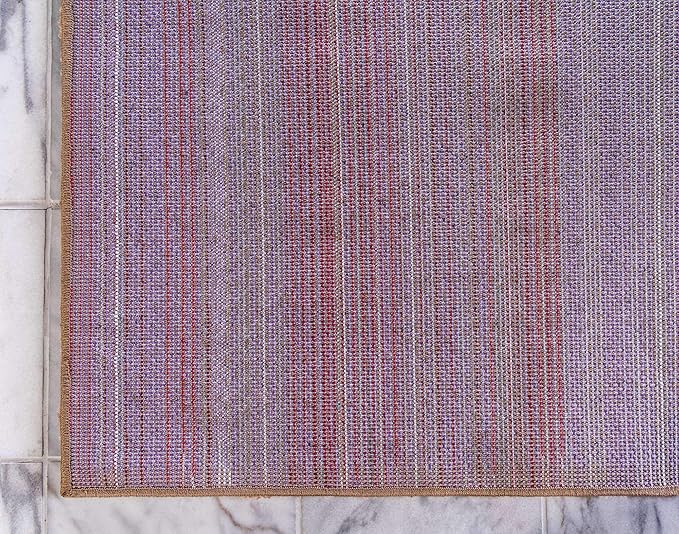 Unique Loom Solo Collection Area Rug - Calabasas (5' 3" x 7' 7" Rectangle, Light Brown)