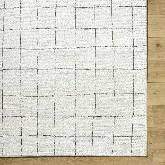 Livabliss x Our PNW Home Cascade Minimalist Area Rug, 2'7" x 7'3", Ivory