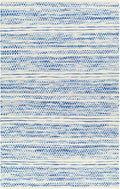 Mark&Day Wool Rugs, 8x10 Marie Global Dark Blue Area Rug, Blue Beige Carpet for Living Room, Bedroom or Kitchen (8' x 10')