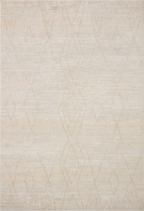 Loloi Kamala Collection KAM-03 Natural/Mist 2'-7" x 12'-0" Runner Rug