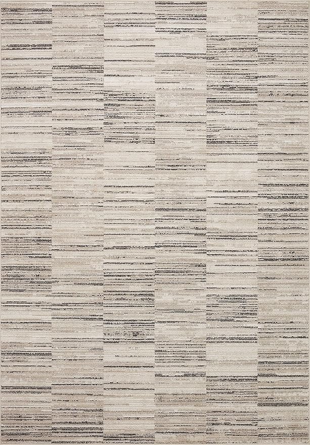 Loloi Darby Collection DAR-01 Charcoal/Sand 9'-2" x 13' Area Rug