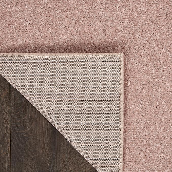 Nourison Home Nourison Essentials Pink 8' x 10' Area Rug - Easy Clean, Non Shedding, Bed Room, Living Room, Dining Room, Kitchen (8' x 10')