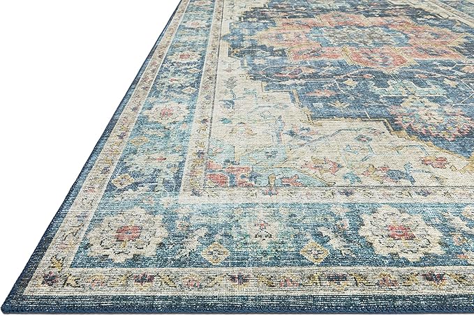 Loloi Skye Collection SKY-12 Ocean/Multi 2'-6" x 12'-0" Runner Rug