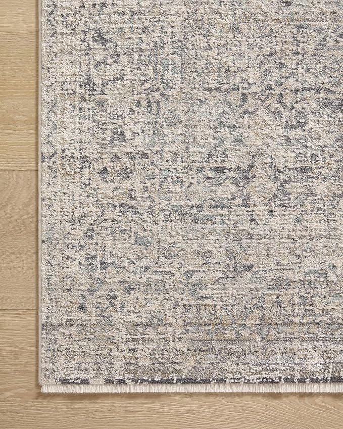 Loloi Amber Lewis Alie Collection ALE-01 Stone/Mist 11'-6'' x 15'-7'', .13'' Pile Height, Area Rug