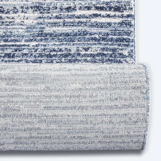Well Woven Custom Size Hallway & Stair Runner- Harlow Delphi Taupe 31 Inches Wide x 11 Feet Long Runner (31" x 11') Runner Rug - Modern Stripes Pattern, Ultra-Soft, Easy-Clean