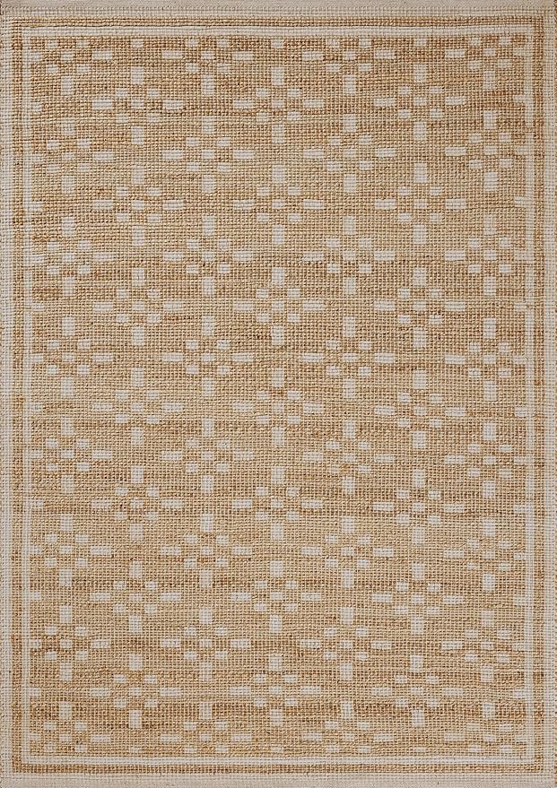 Loloi Chris Loves Julia Judy Collection JUD-07 Natural/Ivory 5'-0" x 7'-6" Area Rug