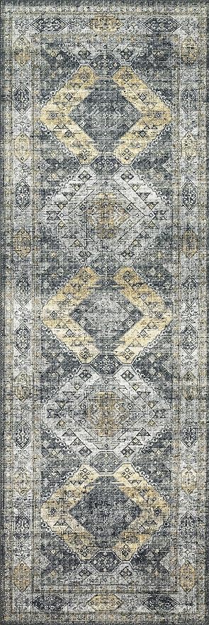 Loloi Skye Collection SKY-09 Graphite/Silver 7' x 9' Oval Area Rug