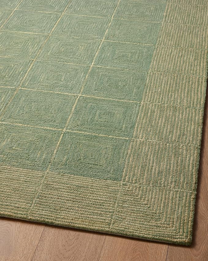Loloi Chris Loves Julia Francis Collection FRA-02 Green/Natural 2'-0" x 5'-0" Accent Rug
