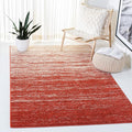 SAFAVIEH Adirondack Collection Area Rug - 5'5" x 7'7", Orange & Grey, Modern Ombre Design, Non Shedding & Easy to Clean, Ideal for Living Room, Bedroom, Office, Dining Space (ADR113P)