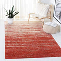 SAFAVIEH Area Rug 6x9 - Adirondack Collection - Orange & Grey, Modern Ombre Design, Non Shedding & Easy to Clean, Ideal for Living Room, Bedroom, Office, Dining Space (ADR113P)