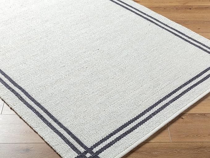 Mark&Day Wool Rugs, 4x6 Janmichael Cottage Off-White Area Rug, White Carpet for Living Room, Bedroom or Kitchen (3'6" x 5'6")