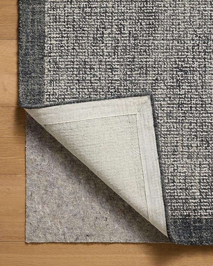 Loloi Magnolia Home by Joanna Gaines Henley Collection HNY-01 Ivory/Charcoal 3'-6" x 5'-6" Accent Rug