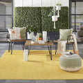 Nourison Home Nourison Essentials Yellow 7' x 10' Area Rug - Easy Clean, Non Shedding, Bed Room, Living Room, Dining Room, Kitchen (7' x 10')