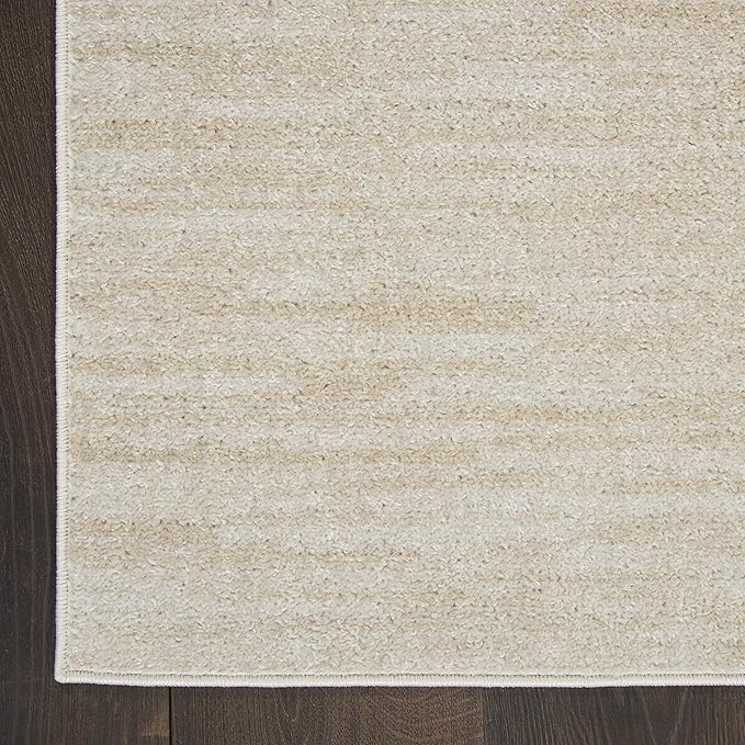 Nourison Home Nourison Essentials Ivory Beige 10' x 14' Area Rug - Easy Clean, Non Shedding, Bed Room, Living Room, Dining Room, Kitchen (10' x 14')