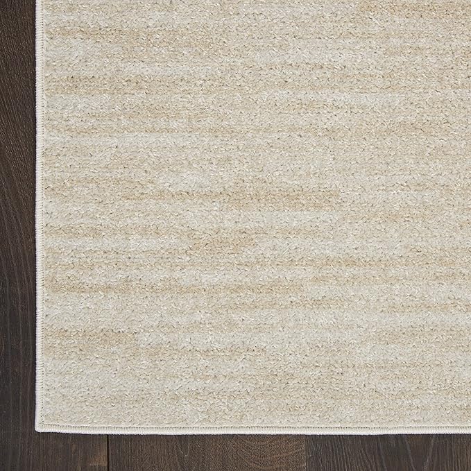 Nourison Home Nourison Essentials Ivory Beige 7' x Square Area Rug - Easy Clean, Non Shedding, Bed Room, Living Room, Dining Room, Kitchen (7' x Square)