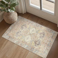 Bavni Clearance 2x3 Rugs for Entryway Indoor, Machine Washable Area Rug Non Slip, Vintage Distressed Throw Rugs, Ultra-Thin Small Entry Carpet, Low Pile Door Mat for Entrance, Bedroom, Bathroom, Wood