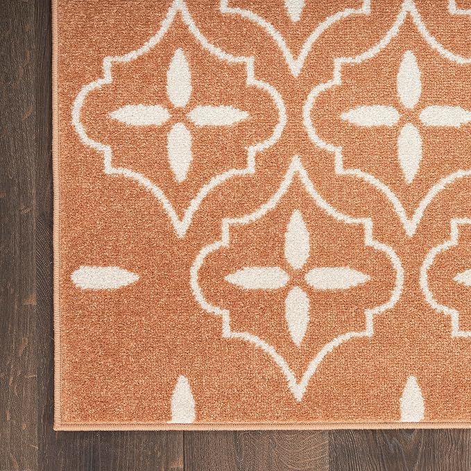 Nourison Home Nourison Essentials Copper 8' x 10' Area Rug - Easy Clean, Non Shedding, Bed Room, Living Room, Dining Room, Kitchen (8' x 10')