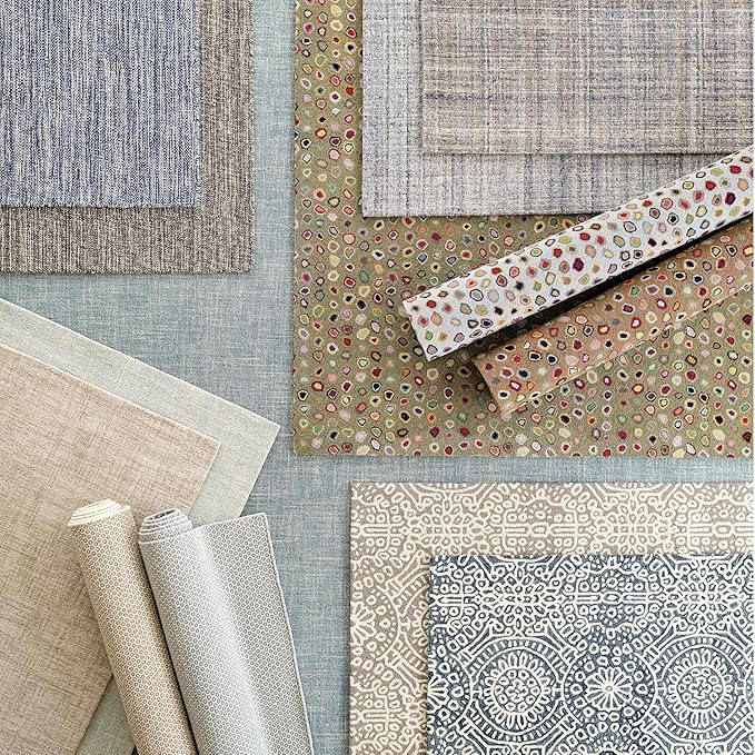 Dash and Albert Crosshatch Wool Area Rug - 8.5 X 11.5 Aegean Solid Hand Micro Hooked Accent Rug - Durable, High Traffic Areas Bedroom, Hallway, Stairs - Premium Luxury Hotel Quality Soft Breathable