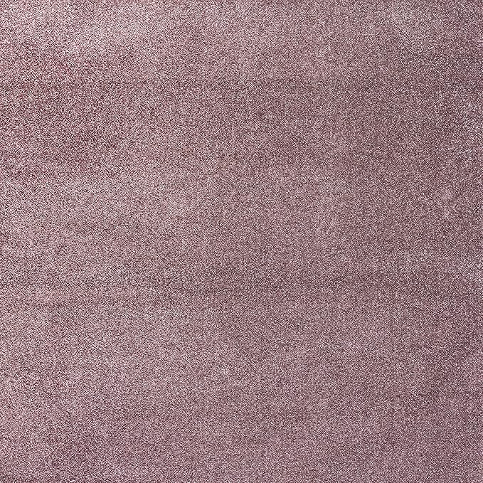 JONATHAN Y Haze Solid Low-Pile Light Purple 5x5 Square Indoor Area Rug, Coastal,Bohemian,Minimalist,Classic, Easy-Cleaning for Living Room,Bedroom,Kitchen,Pet Friendly,Non-Shedding (SEU100R-5SQ)